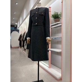 [여주점] 여성 브로치 옵션 울혼방 크롭 자켓(ITPAYJK580)