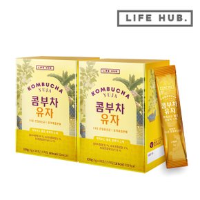 라이프허브 콤부차 유자 2세트(5g x 60포)