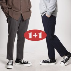 / [1+1] S~2XL 빅사이즈 밴딩 스트레이트 슬랙스