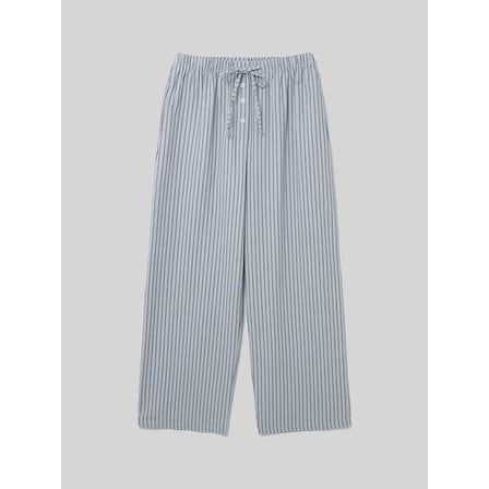 스튜디오 솔트 [25 SUMMER][SALT Label] SEERSUCKER BANDING PANTS_SORA