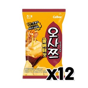 해태 오사쯔 꿀버터맛 봉지스낵 50g x 12개