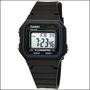 타임플래닛 CASIO W-217H-1A 카시오 시계 우레탄밴드_