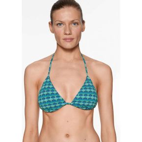 4765485 OYSHO GEOMETRIC - Bikini top green