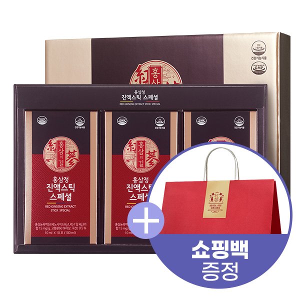 [홍삼의길] 홍삼정 진액스틱 스페셜 1상자(10ml*30포)(+쇼핑백)