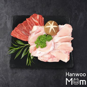 민통선한우 [한우맘] 한우 도가니곰탕 1kg (도가니 700g + 사태 300g)