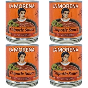 라 모레나 치폴레 소스 La Morena Home Made Style Chilpotle Sauce 200g 4개