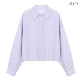 컬러 셔츠 카라 린넨 블라우스 (AFX2HB01A)