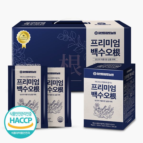 3+1 프리미엄 백수오 근 30포 선물용 박스 포장