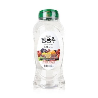  아름주가 도원결의 담금주 30도 3.6L 1본 담금용술 담금소주