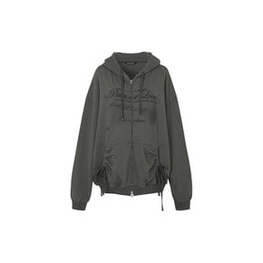 FOG 2WAY HOOD ZIP-UP charcoal