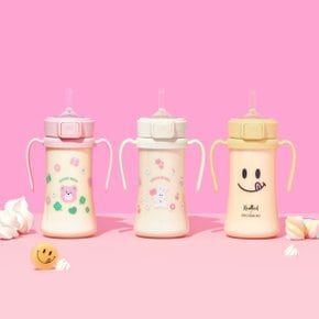 노티드 콜라보 PPSU 300ml 빨대컵 (스마일/슈가베어/크림버니 택 1)