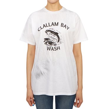 와일드동키 여성 반팔티셔츠 T CLALLAM WHITE DIRTY W