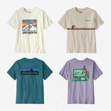 파타고니아키즈 [파타고니아코리아] 25SS키즈 그래픽 티셔츠(62146Q5)
