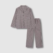JAJU 여 플란넬 파자마 세트 J215401006073