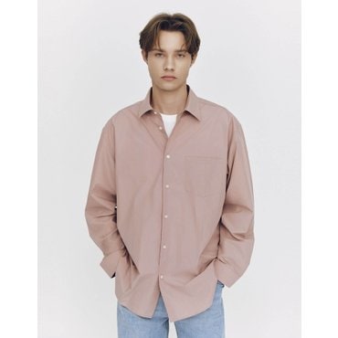 지오다노 NEW 남자 릴렉스핏 크리스피 포플린 긴팔 셔츠 045504