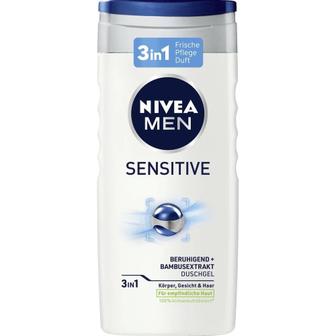  유럽직구 Nivea 니베아 남성용 샤워 젤 센시티브 3in1 250ml