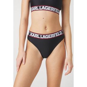 4210478 KARL LAGERFELD ELONGATED LOGO - Bikini bottoms black 71543774