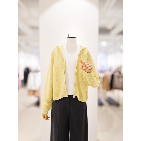 [파주점] [더아이잗컬렉션]로고 장식 후드 집업 가디건 CS4B1CD611