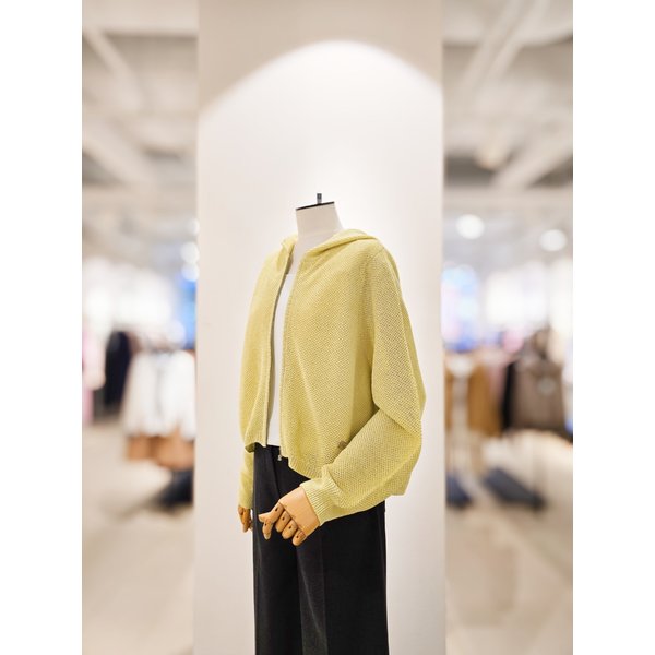 [파주점] [더아이잗컬렉션]로고 장식 후드 집업 가디건 CS4B1CD611