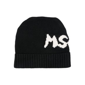24FW 키즈 로고 비니 블랙 F4MSJUHT077 110