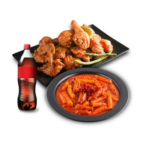 (호식이두마리) 간장치킨+마라비엔나떡볶이+콜라500ml