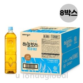 하늘보리 에코 무라벨 보리차 음료 1.5L 12개 8박스