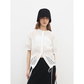 TFR LACE COTTON BLOUSE_WHITE