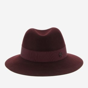 [해외배송] 메종미쉘 헨리에타 그로그랭 리본 페도라 햇 1002081003 REDBLACK