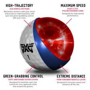 PXG 피엑스지 골프공 Xtreme Premium Golf Balls 1 다스 12개입 화이트