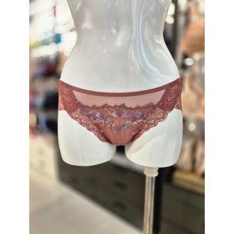 비너스 [시흥점] S 비너스 ) 오르화 풀커버리지 홑겹 브라 세트 망레이스팬티 OPT7860S-RB