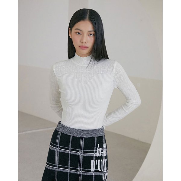 [시흥점] 여성 비스티에 라인 조직 슬림핏 폴오버 (ER1KL161)