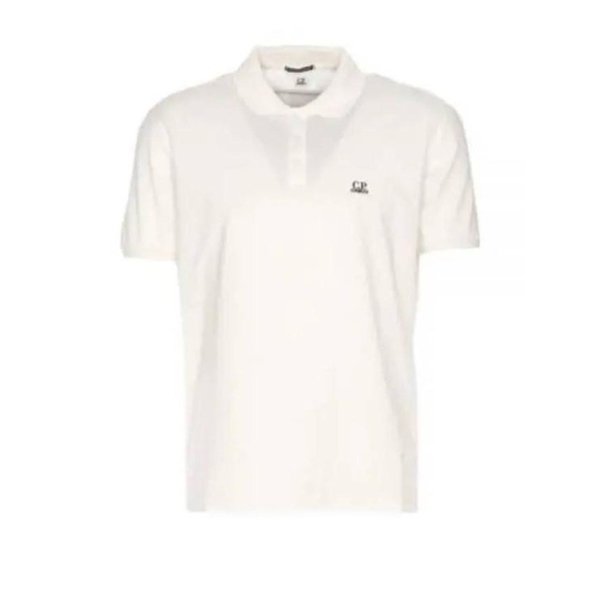 씨피 컴퍼니 폴로 티셔츠 14CMPL255A006374G103 GAUZE WHITE DOM