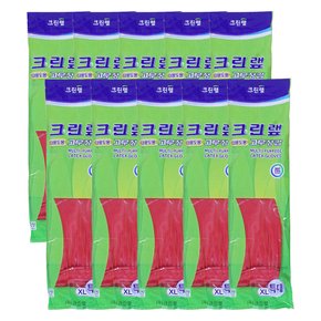 크린랩 크린 다용도 고무장갑/특대 10P