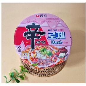 농심 신라면 로제 큰사발면 108g