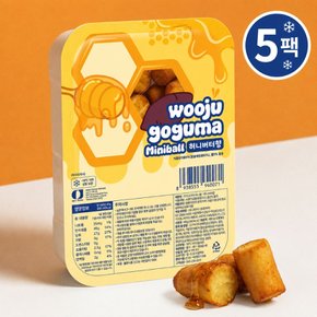 허니버터 고구마 미니볼 달콤바삭 한입 아이스 간식 우주고구마 허니버터맛 80g*5팩