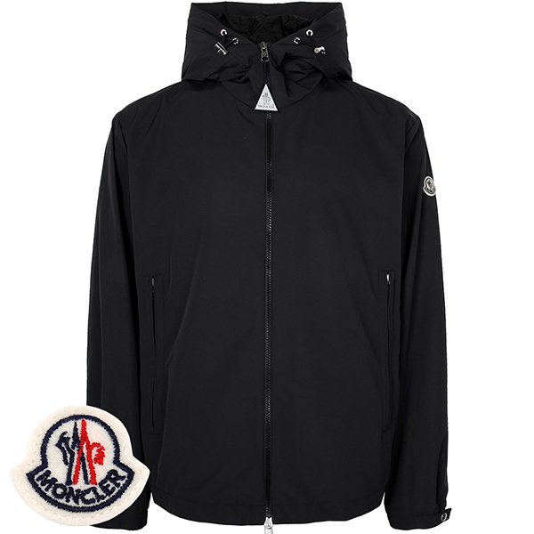 [부산점] 몽클레어 블랙 트래버시어 윈드브레이커 후드 집업 자켓 TRAVERSIER 1A00086 54A91 999