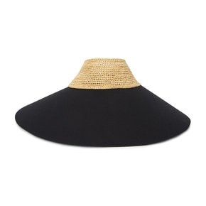 로잘리 여성 바이저 HAT50610 NATURAL BLACK