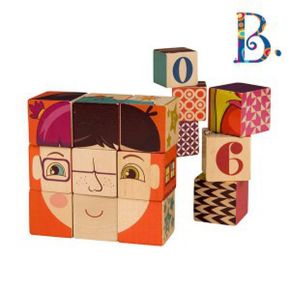 브랜드B 페이스 우든블록 9피스_P355984003