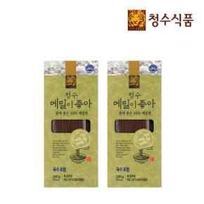 /청수식품 메밀이 좋아 물냉면 280g 2개 (총 4인분)