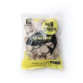 아워홈 행복한맛남 해물잡채완자 1kg 해물완자 동그랑땡 간식