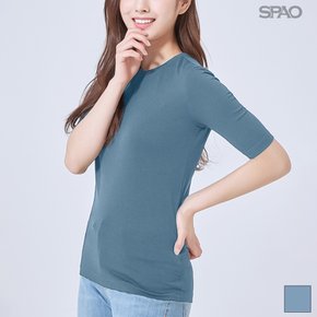 5부 슬림핏 티셔츠 (SPRWA24G21-T)