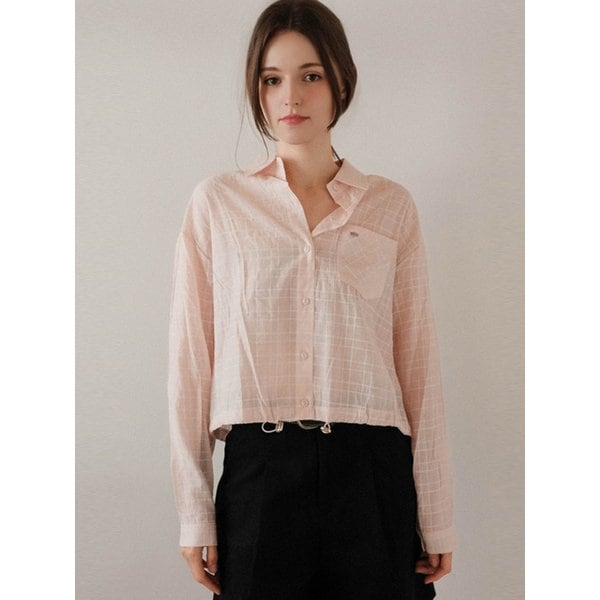 Breezy Stripe Crop Box Shirt Set