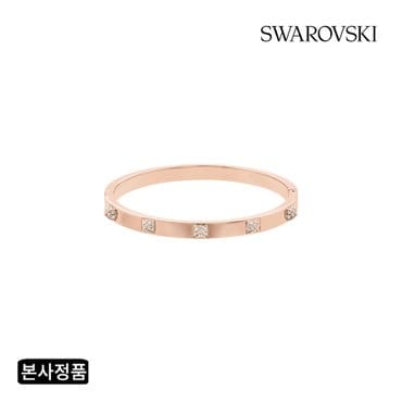 스와로브스키 [본사정품/쇼핑백증정] Dextera 로즈골드 톤 뱅글 팔찌M 5098368
