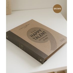 고급 A4 파일 서류 사무용품 하드커버 3공 O링 바인더