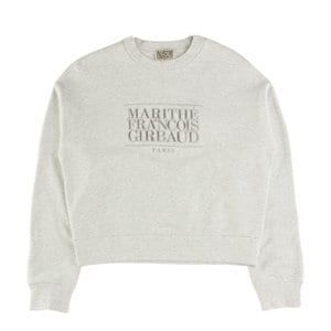  마리떼 W CLASSIC LOGO CROP SWEATSHIRT MFG44CSW113-LHG