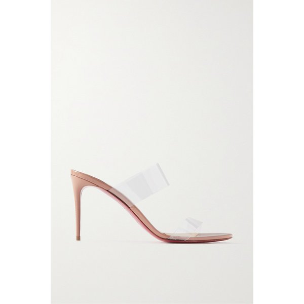 Just Nothing 85 Pvc And Patent-leather Mules 뉴트럴