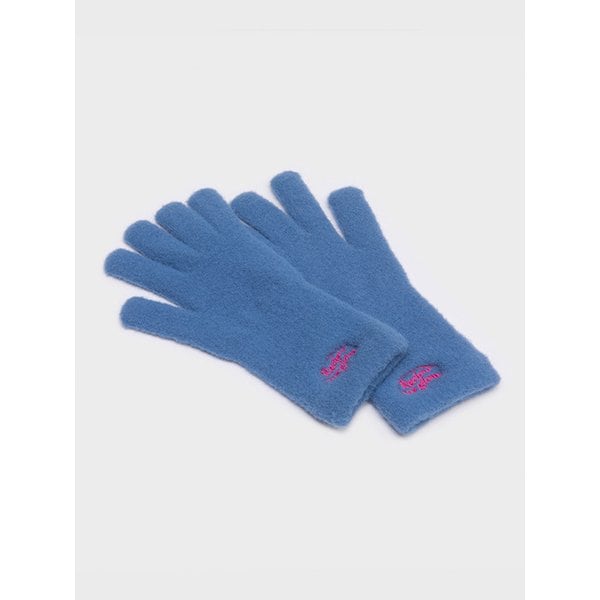 FLUFFY LOGO 장갑 BLUE