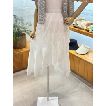 레코브 사선 레이스 스커트(LC31E8SK537X)
