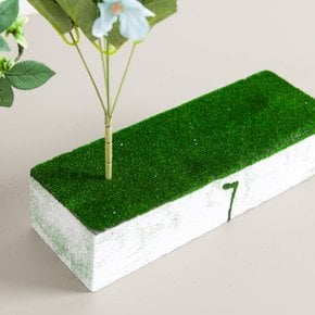 그린직사각 스티로폼 (고강도) 30x10cm 재료 꽃꽂이 조화 장식 DIY FDIYFT