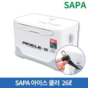 싸파 미라클X 아이스박스 26L SIC-026HE 쿨러 낚시 캠핑 레저